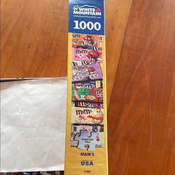 White Mountain M&M's Candy Puzzle 1000 Pieces hard to find - Picture 2 of 6